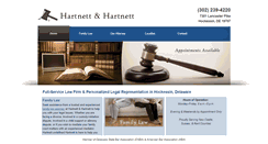 Desktop Screenshot of hartnettandhartnett.com